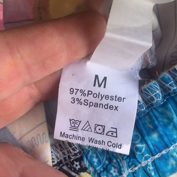 SHEIN patchwork shorts M - Picture 5 of 5